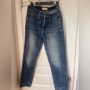 Madewell slim straight jeans size 29